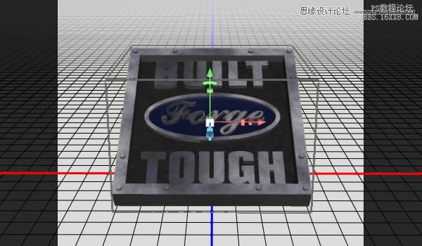 Photoshop制作3D立体效果的金属字教程,PS教程,16xx8.com教程网