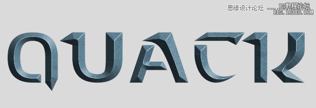 Photoshop制作科幻电影中3D字体教程,PS教程,16xx8.com教程网