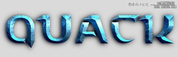 Photoshop制作科幻电影中3D字体教程,PS教程,16xx8.com教程网
