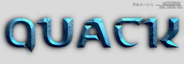 Photoshop制作科幻电影中3D字体教程,PS教程,16xx8.com教程网