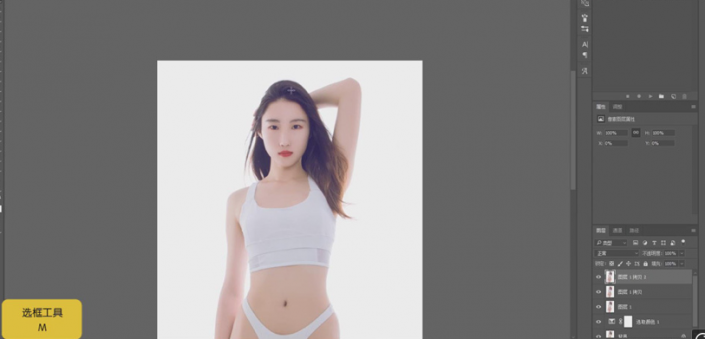 产品修图，给性感内衣人像进行质感修图