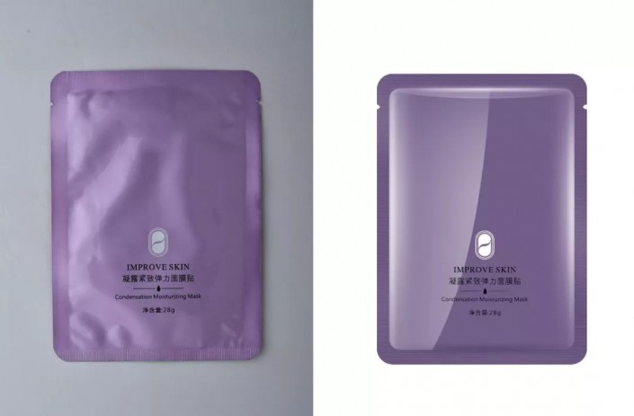 产品修图，给袋装面膜进行精细修图